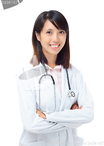 Image of Asian female doctor portrait