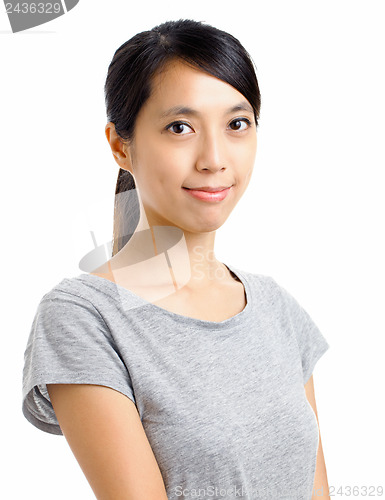 Image of Asian woman with smile