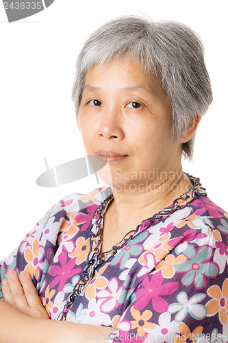 Image of Asian old woman portrait