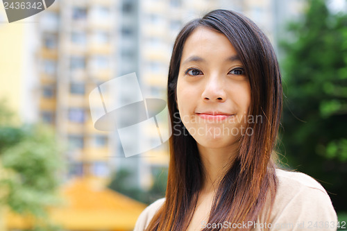 Image of Asian woman at street