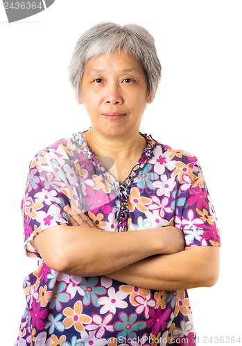 Image of Asian old woman