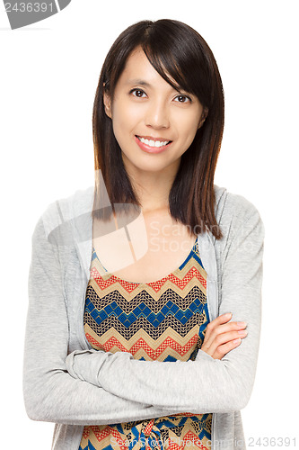 Image of Young asian woman smile