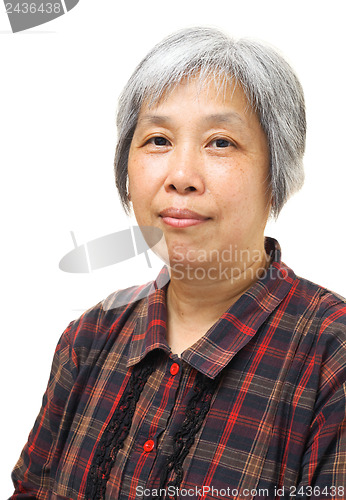 Image of Asian old woman