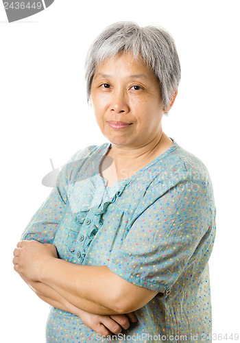 Image of Asian elderly woman