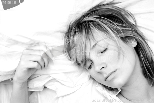 Image of Woman Sleeping