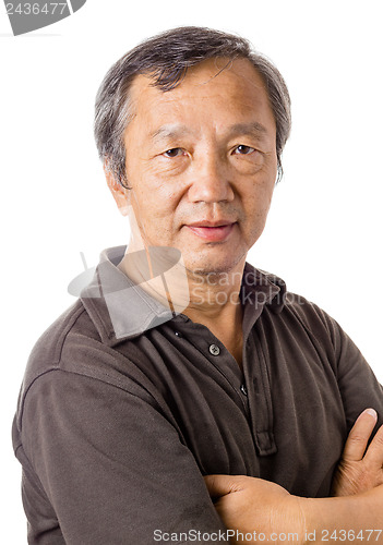 Image of Asian senior man portrait