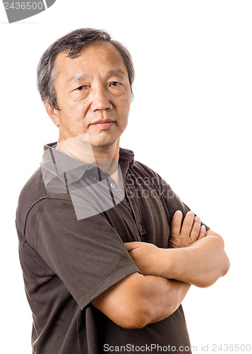 Image of Asian mature man