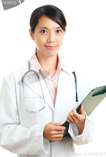 Image of Asian young female doctor