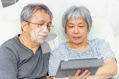 Image of Asian elderly couple