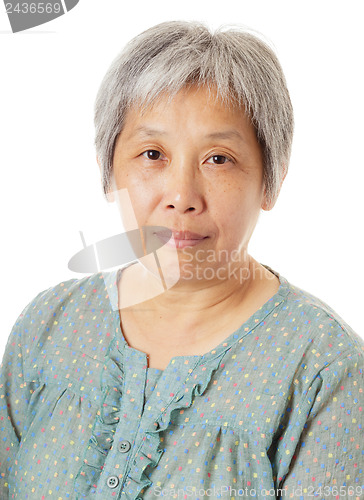 Image of Asian old woman