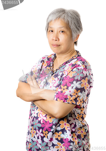 Image of Asian old woman