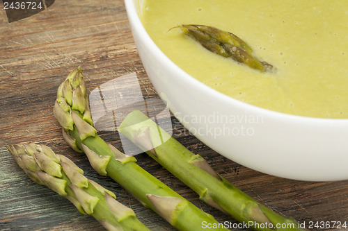 Image of asparagus cream soup
