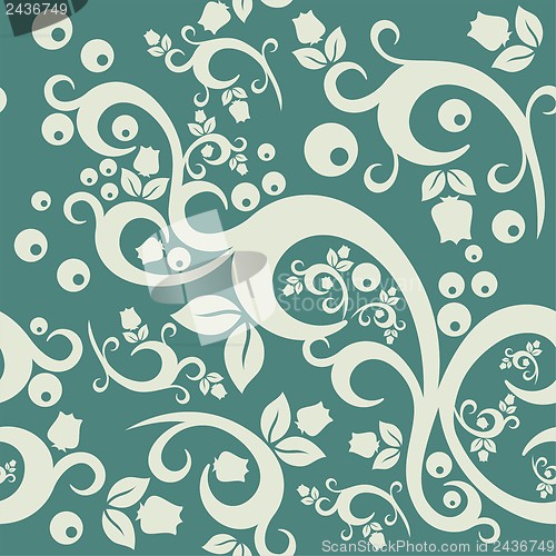 Image of elegant floral vintage seamless pattern background for your design