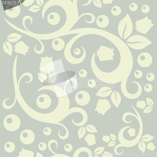 Image of elegant floral vintage seamless pattern background for your design