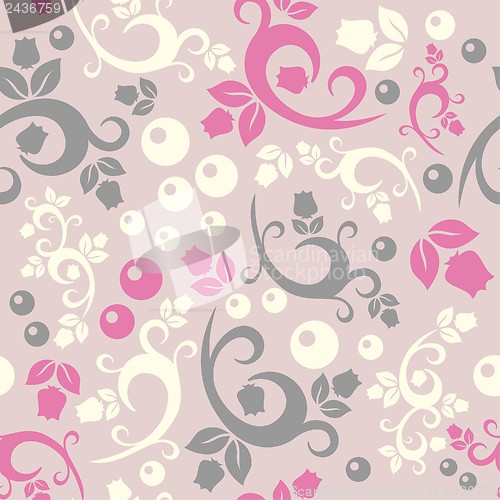 Image of elegant floral vintage seamless pattern background for your design