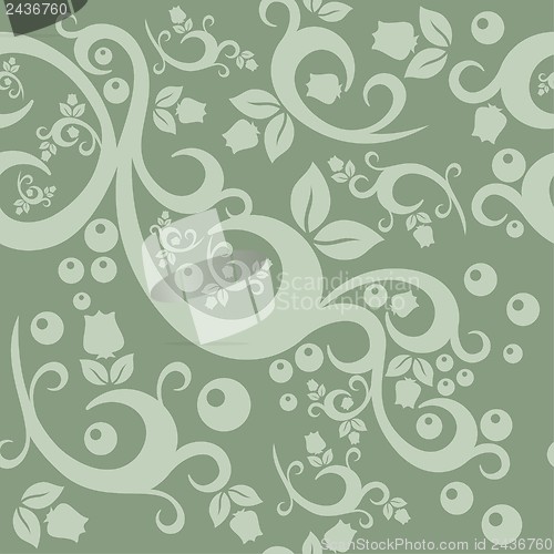 Image of elegant floral vintage seamless pattern background for your design