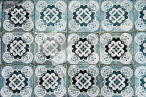 Image of Ornamental old typical tiles