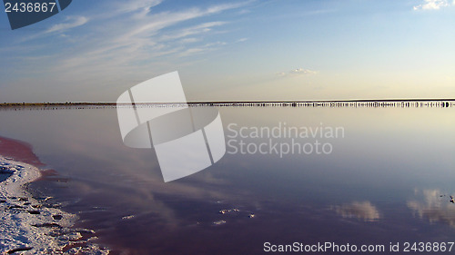 Image of landscape of extraction of salt