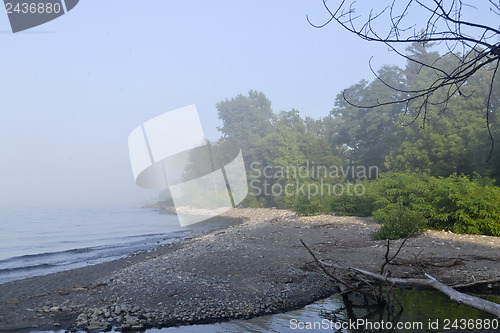 Image of Mist on the lake.