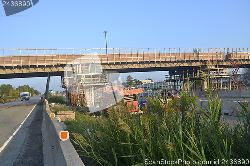 Image of Bridge re-construction.