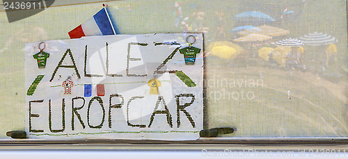 Image of Inscription During Le Tour de France