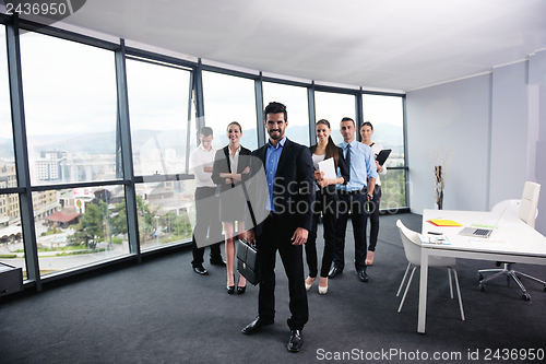 Image of business people in a meeting at office