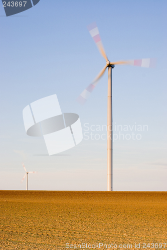 Image of Two wind-turbines