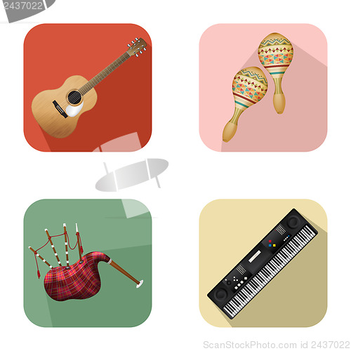 Image of Music and party icons 5