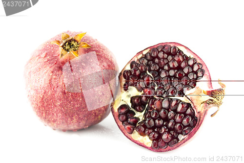 Image of Ripe pomegranate fruit 