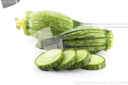 Image of fresh zucchini fruits