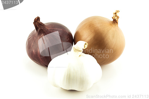 Image of onions and Garlic