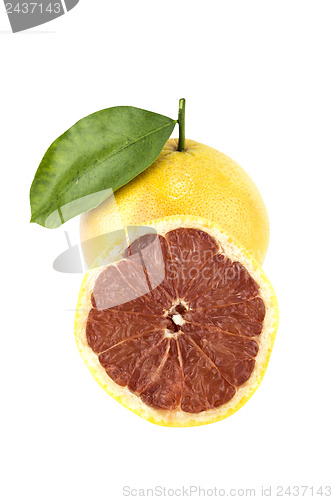 Image of Ripe appetizing grapefruit 