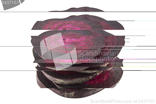 Image of Beetroot sliced background