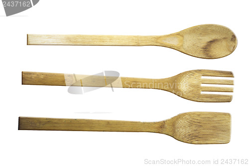 Image of Wooden Cooking utensils