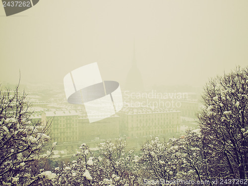 Image of Retro look Turin view