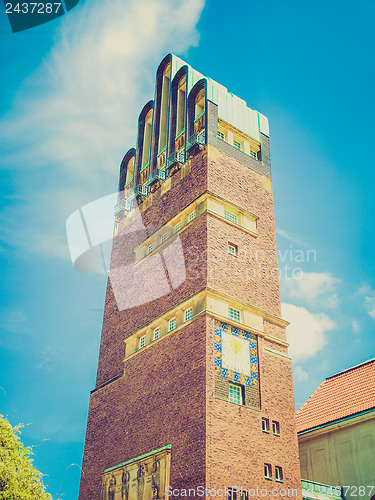 Image of Retro look Wedding Tower in Darmstadt