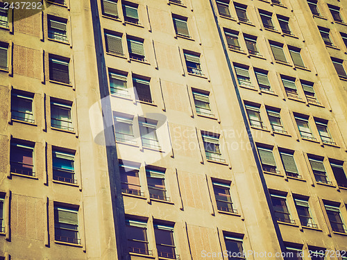 Image of Retro look Torre Velasca, Milan