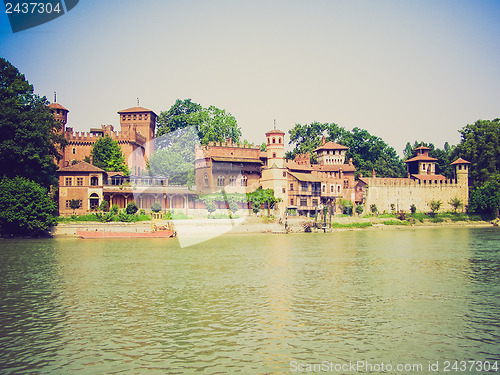 Image of Retro look Medieval castle