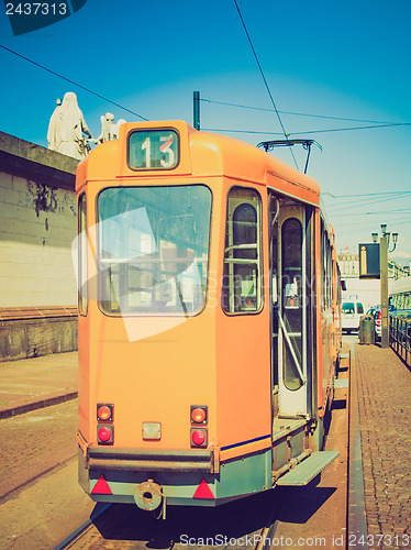 Image of Retro look A tram