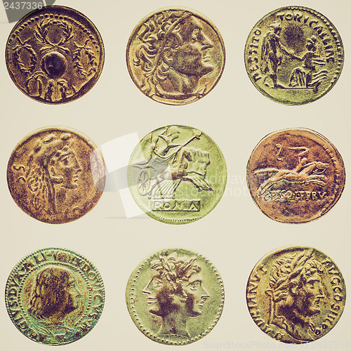Image of Retro look Roman coin