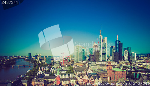 Image of Retro look Frankfurt am Main, Germany