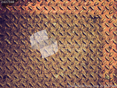 Image of Vintage retro steel background