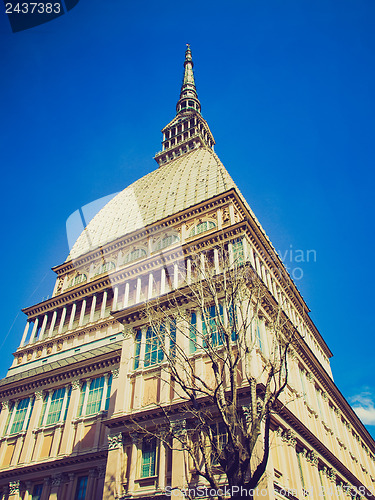 Image of Retro look Mole Antonelliana, Turin