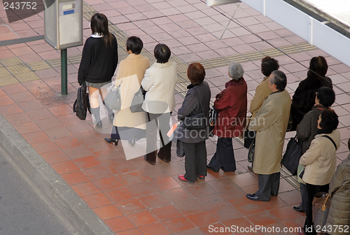 Image of Waiting for the bus
