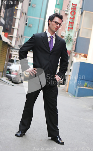 Image of Successful businessman in the city