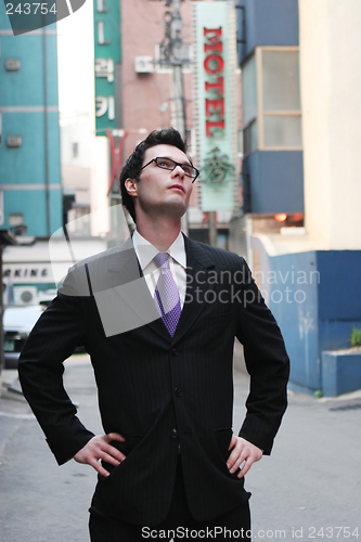 Image of Businessman in the city