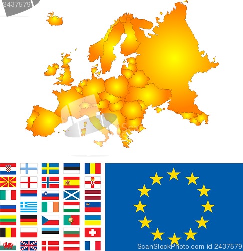 Image of Europe map