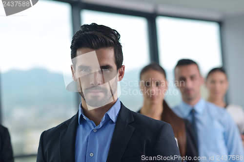 Image of business people in a meeting at office