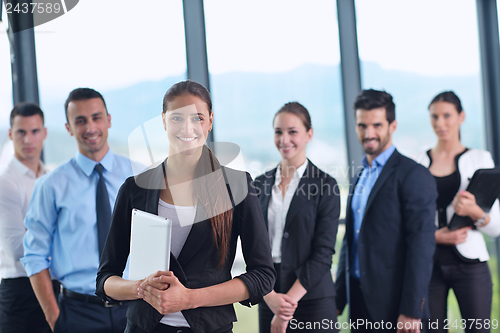 Image of business people in a meeting at office