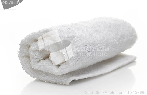 Image of white spa towels